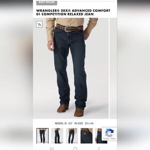 Wrangler Men's Relaxed Jeans